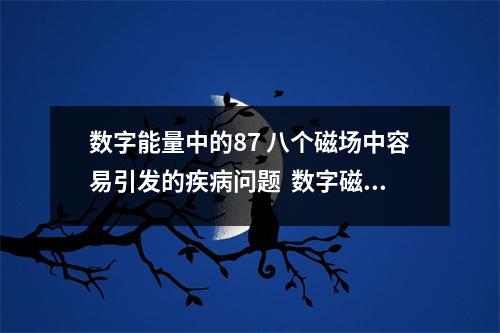 数字能量中的87 八个磁场中容易引发的疾病问题  数字磁场能量是真假 从你的手机号码看出是否适合